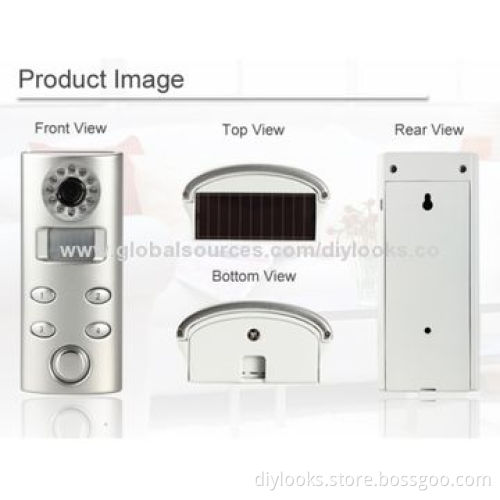 Wireless Solar Security System Camera Alarm, SP62C (Red)